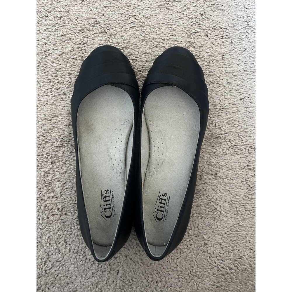 Cliffs by White Mountain - Women's Shoes Clara Black Ballet Flat - Size 10